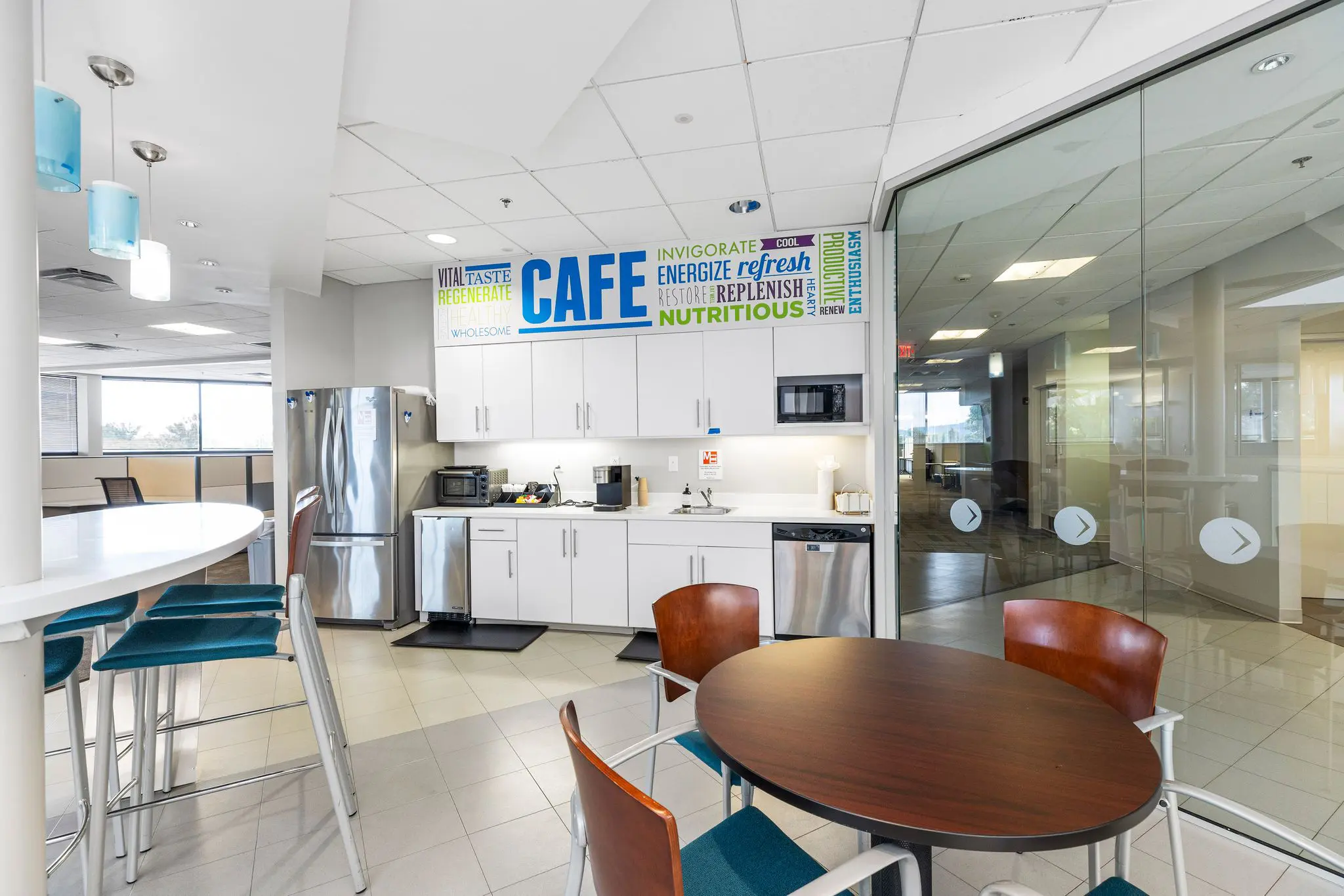 MCC Suites - Brentwood coworking office space- one of 2 large break room